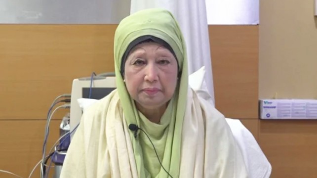 ৭ জানুয়ারি রাতে লন্ডনের উদ্দেশে ফ্লাইট খালেদা জিয়ার
