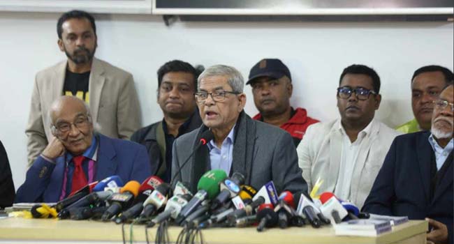 বিভক্তির রাজনীতি নয়, ঐক্যের আহ্বান মির্জা ফখরুলের