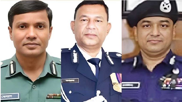 পুলিশের ৩ অতিরিক্ত আইজিকে বাধ্যতামূলক অবসর