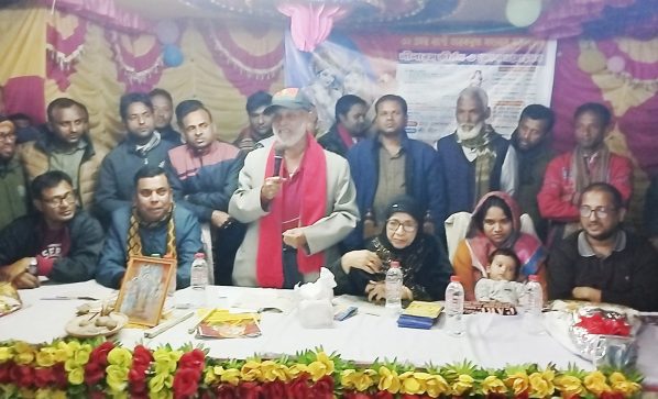 দক্ষিণপাড়ায় কৃষ্ণচন্দ্রপুরে লীলারস কীর্তন ও ভোগ মহোৎসবে প্রধান অতিথি সাবেক এমপি লালু