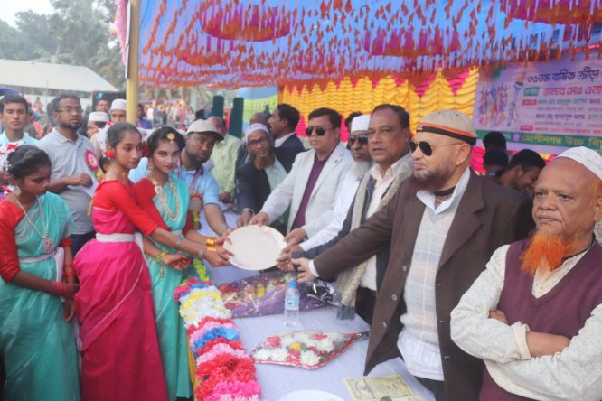 শাজাহানপুরে চোপিনগর উচ্চ বিদ্যালয়ের বার্ষিক ক্রীড়া প্রতিযোগিতা