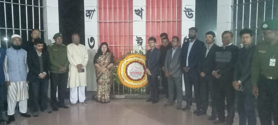 নন্দীগ্রামে শহীদ দিবস ও আন্তর্জাতিক মাতৃভাষা দিবস পালিত