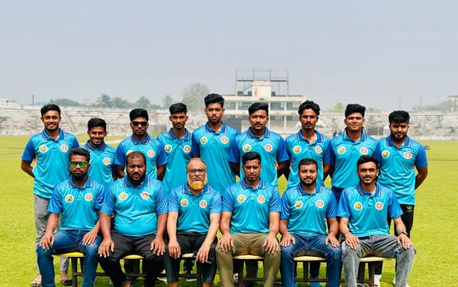 ন্যাশনাল ক্রিকেট চ্যাম্পিয়নশীপে আঞ্চলিক চ্যাম্পিয়ন হয়ে টায়ার-১ এ উন্নীত বগুড়া