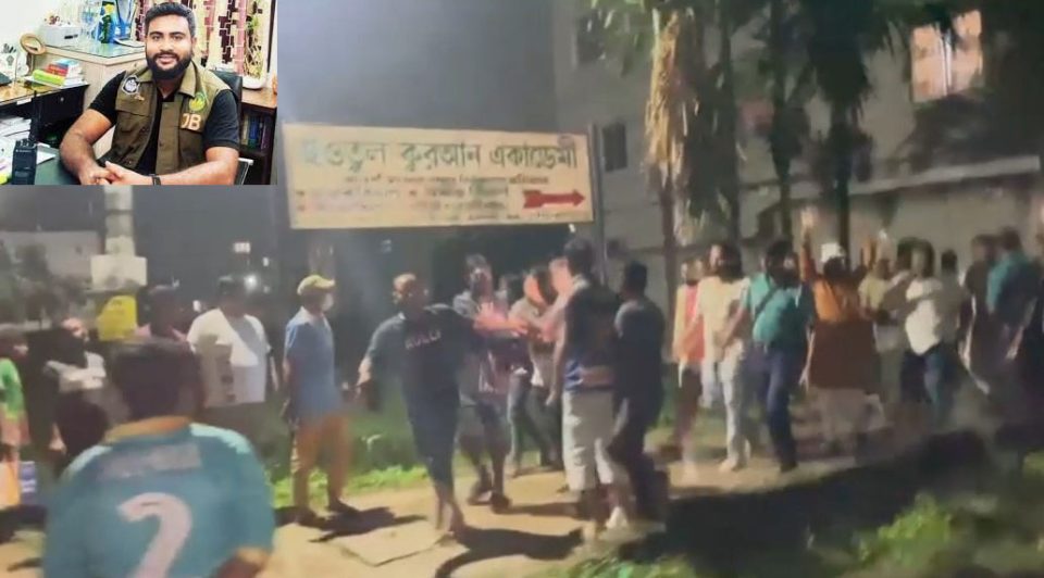 রাজশাহীতে সাবেক ডিবি এসআই হাসানকে গণধোলাই দিয়ে পুলিশে সোপর্দ