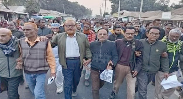 ঘোড়াঘাটে ধানের শীষের নির্বাচনী মিছিল ও গণসংযোগ অনুষ্ঠিত