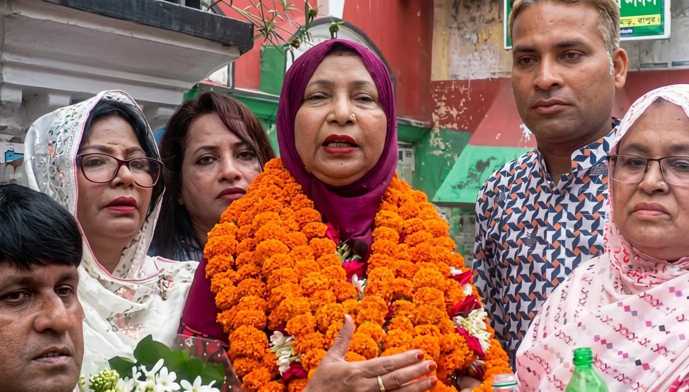 এ্যাড.ফেন্সিকে বিএনপি ও অঙ্গ-সহযোগী সংগঠনের উষ্ণ সংবর্ধনা: রংপুরের উন্নয়নে চাইলেন সবার সহযোগিতা