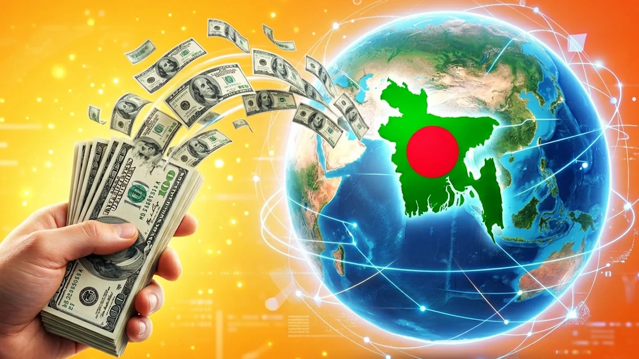 রেমিট্যান্সে সুখবর, ২০ দিনে দেশে ঢুকল ৩২ হাজার কোটি টাকা