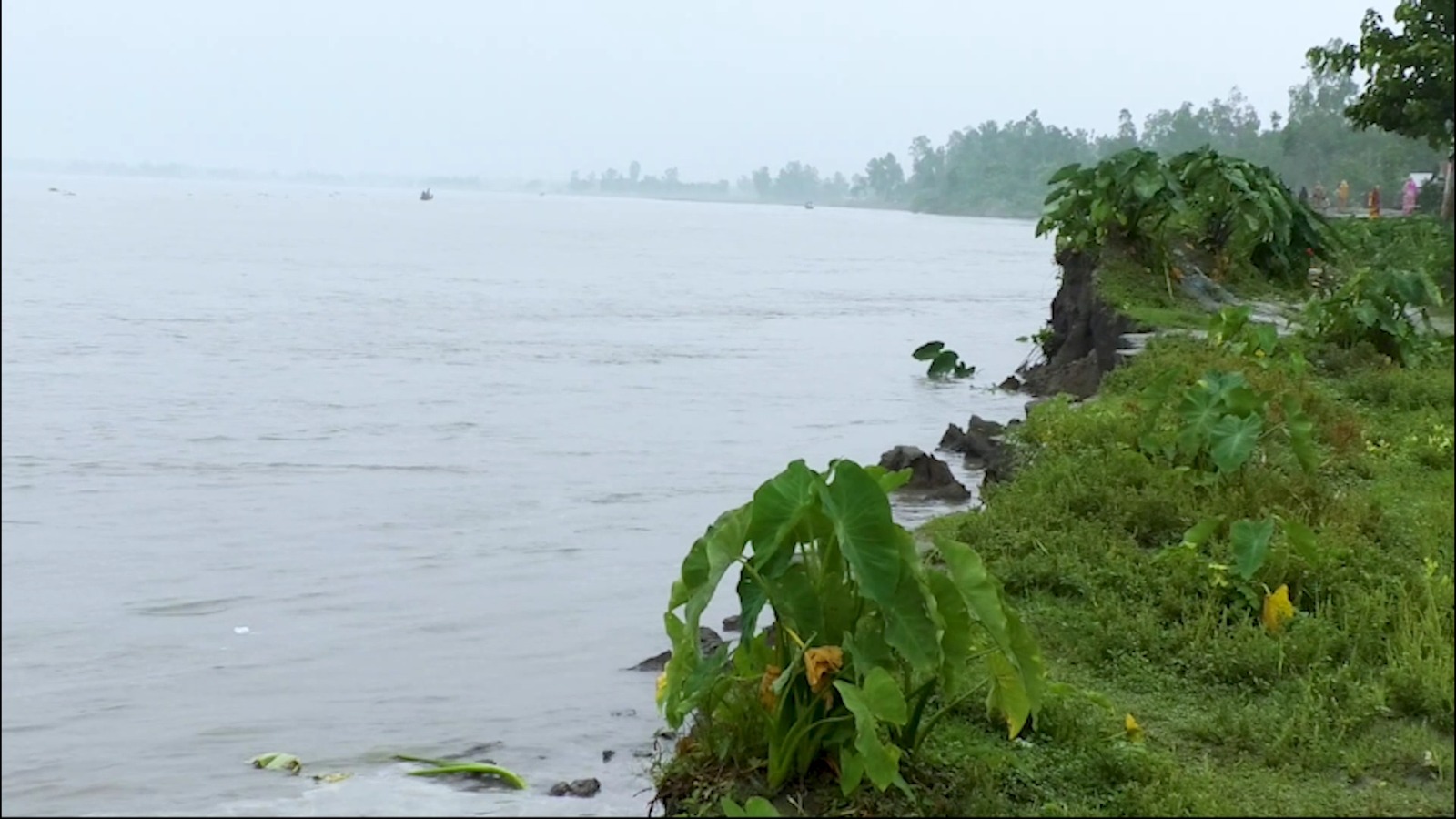গঙ্গাধর নদীর ভাঙনে মানচিত্র থেকে হারাচ্ছে নারায়নপুরের চৌদ্দঘুড়ি ও বালারহাট