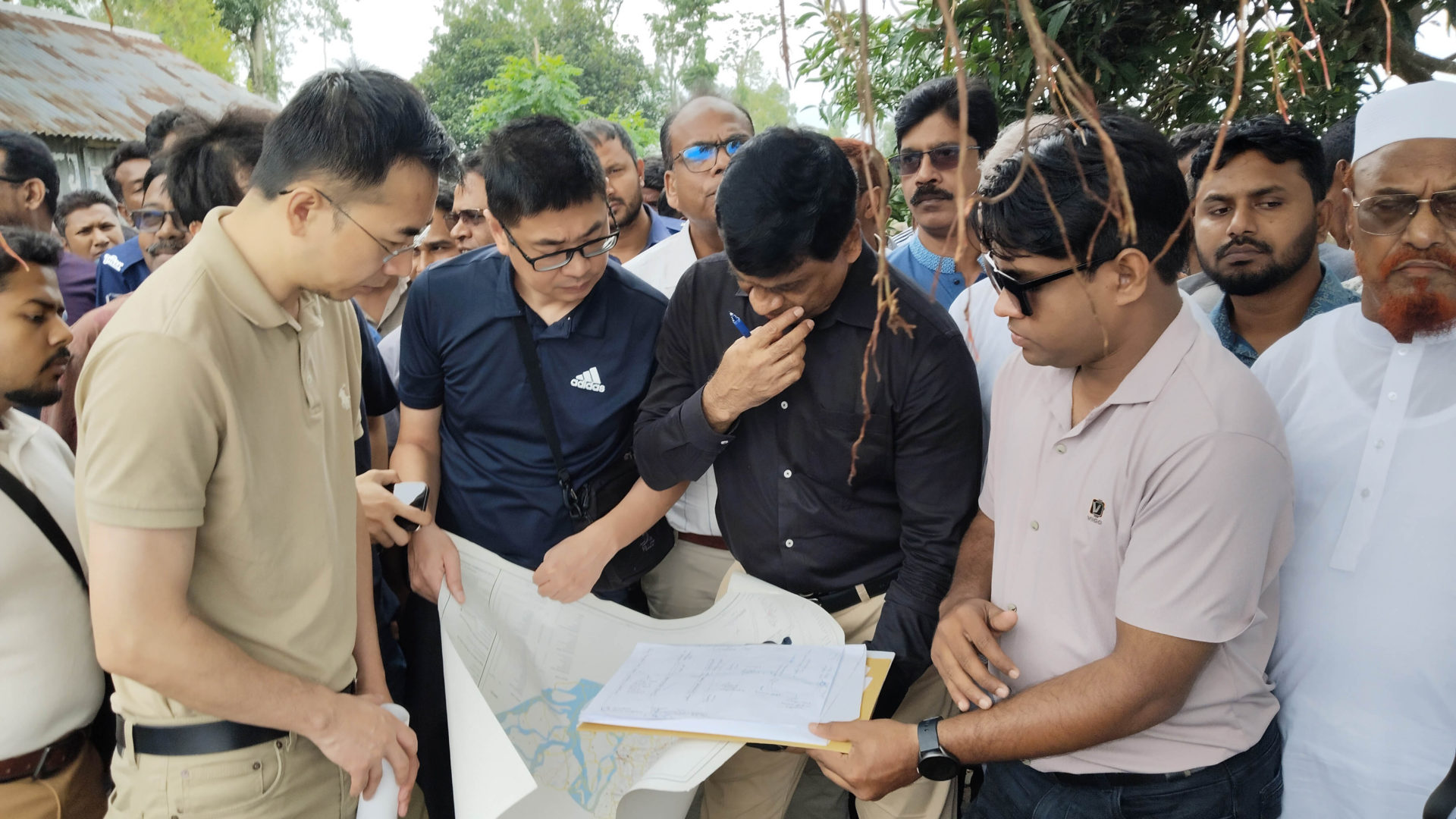 কুড়িগ্রামে প্রস্তাবিত বাংটুর ঘাট সেতুর সম্ভাব্যতা যাচাইয়ে চীনা প্রতিনিধি দল