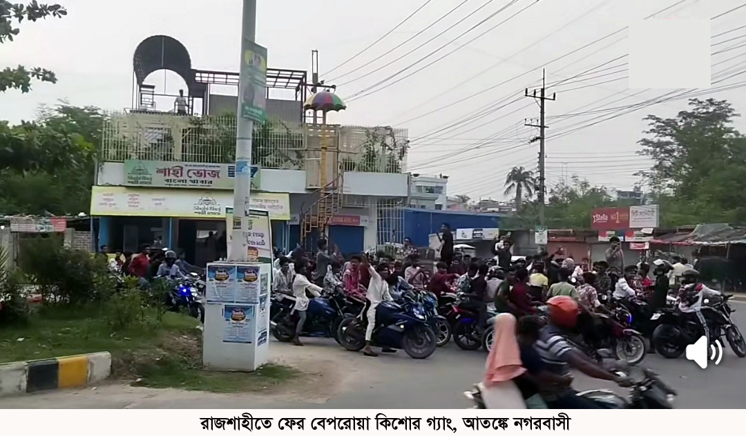 রাজশাহীতে ফের বেপরোয়া কিশোর গ্যাং, আতঙ্কে নগরবাসী