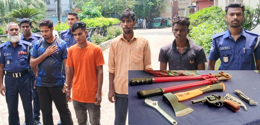 বগুড়ায় ডাকাতির প্রস্তুতিকালে আন্তঃজেলা ডাকাতদলের ৪ জন গ্রেপ্তার
