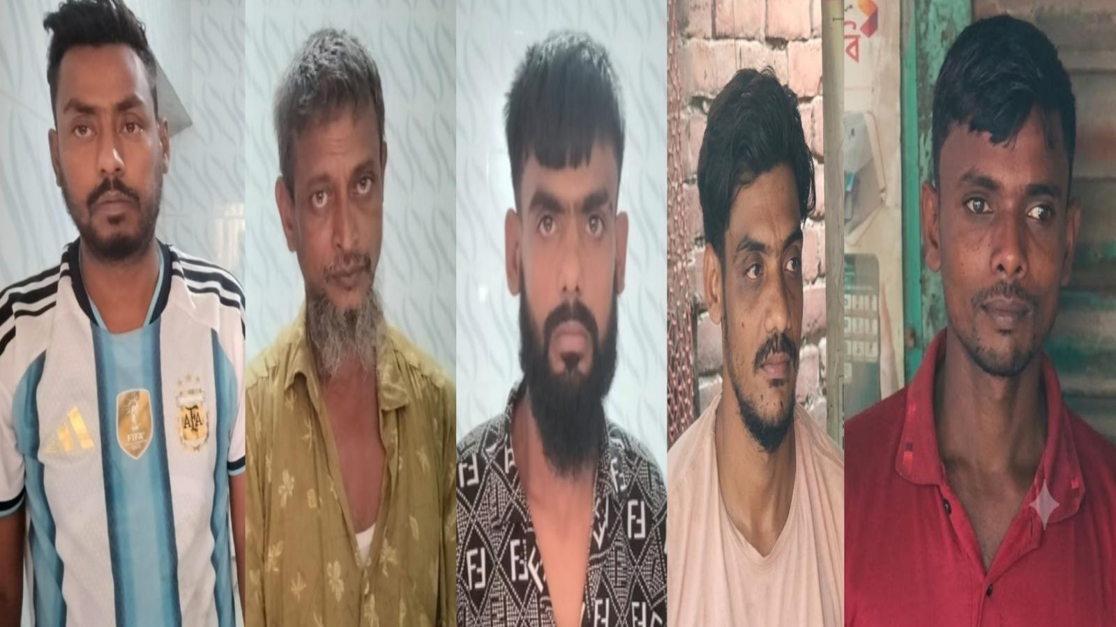 নন্দীগ্রাম থানা-পুলিশের মাদকবিরোধী অভিযানে গ্রেপ্তার-৫