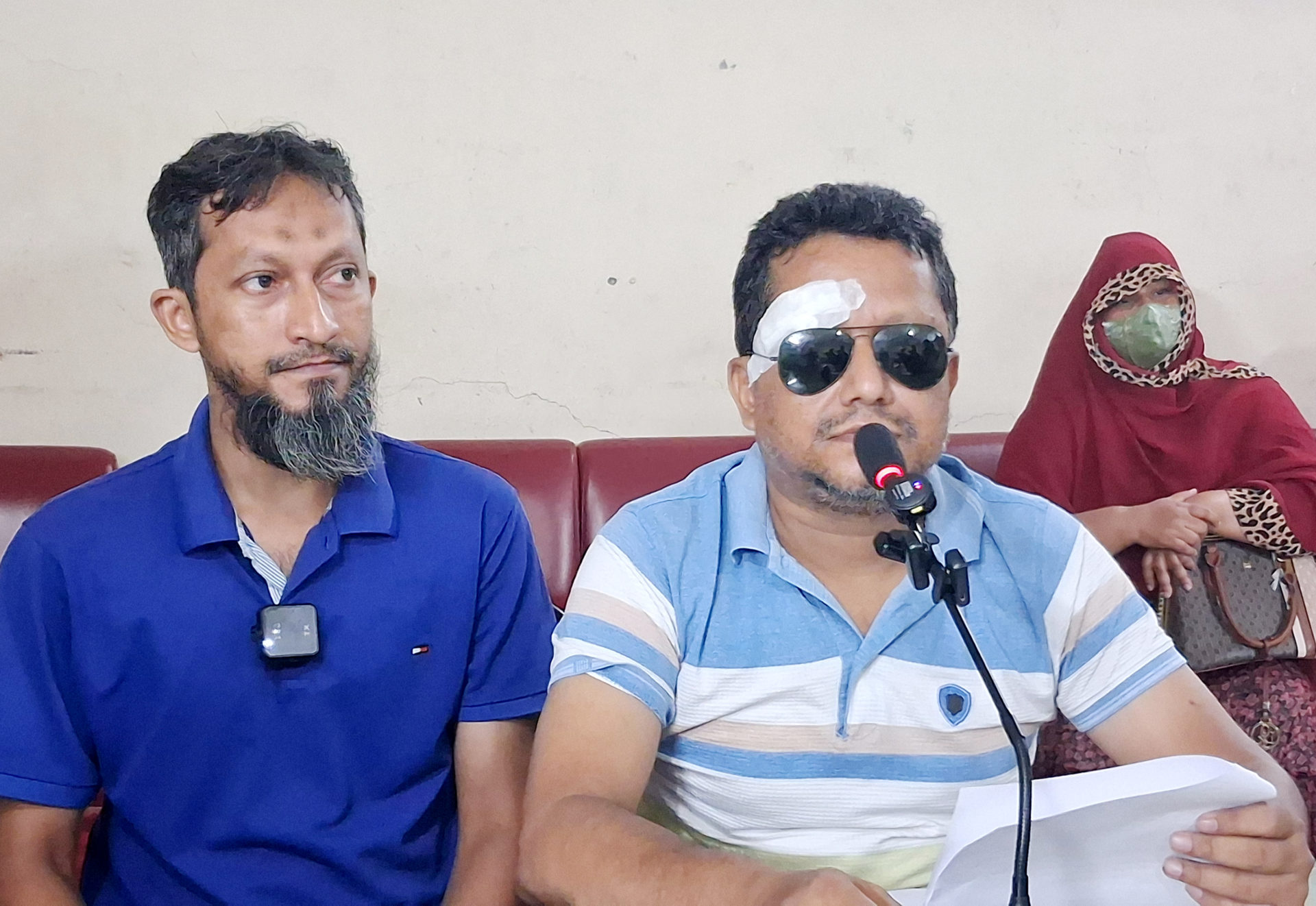 বগুড়ায় পৈতৃক সম্পত্তি দখল ও হামলার প্রতিবাদে আরিফুল ইসলামের পাল্টা সংবাদ সম্মেলন