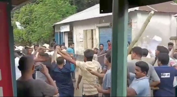 কুড়িগ্রামের ফুলবাড়ীতে এনসিপির মিছিলে বিএনপির হামলা, আহত ২৫