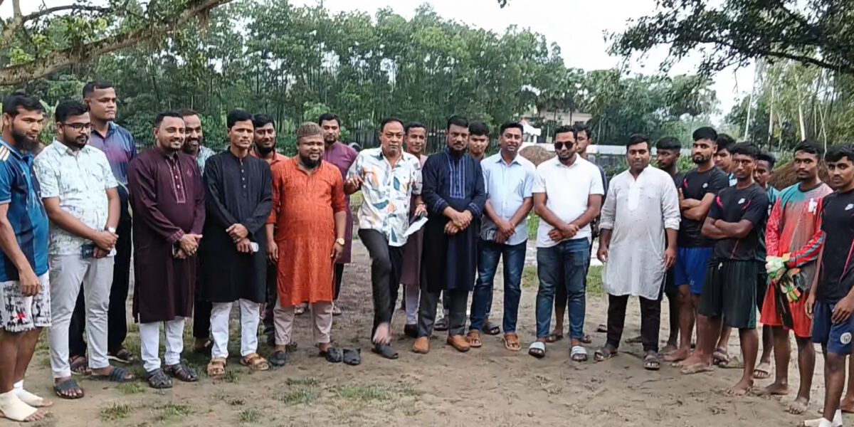 মাদকমুক্ত সমাজ গড়তে সাজাপুর বেলপুকুরে ফুটবল টুর্নামেন্ট