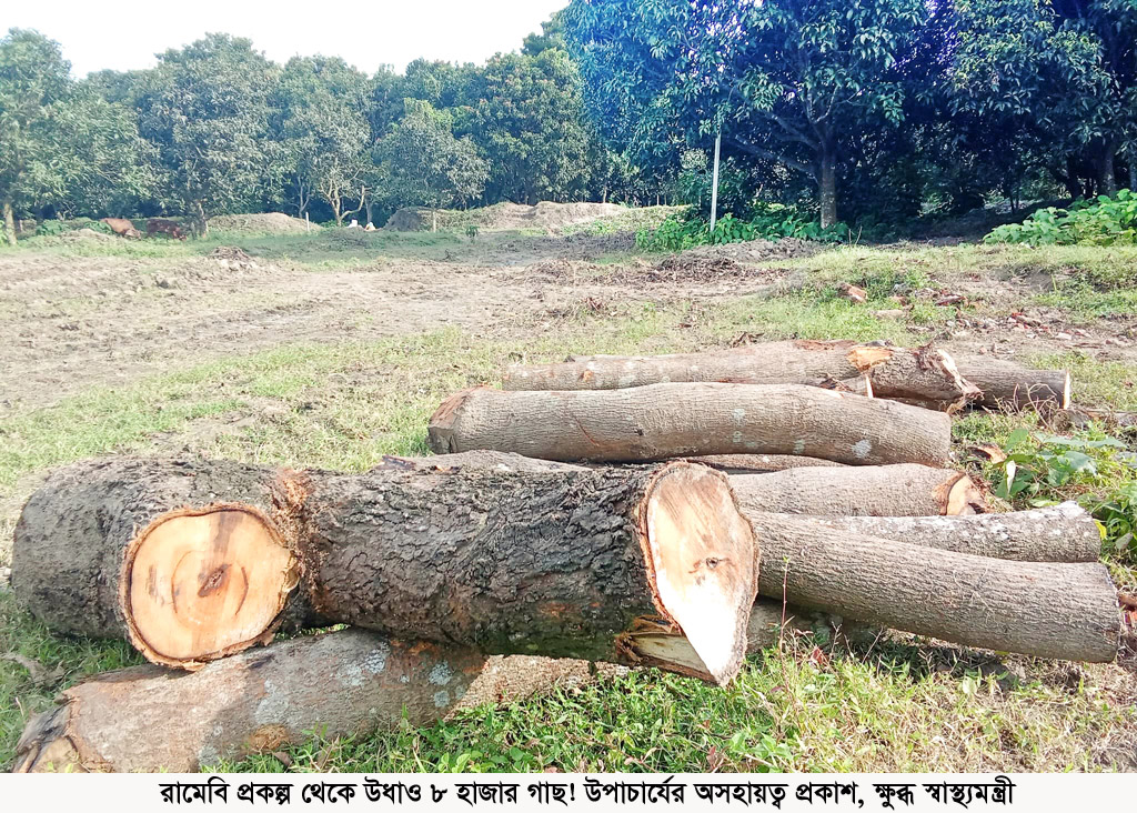 রামেবি প্রকল্প থেকে উধাও ৮ হাজার গাছ! উপাচার্যের অসহায়ত্ব প্রকাশ, ক্ষুব্ধ স্বাস্থ্যমন্ত্রী