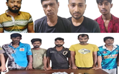 রাজশাহীতে গাঁজা, হেরোইন, ইয়াবাও ট্যাপেন্টাডল-সহ গ্রেফতার ৯