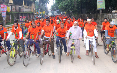 আন্তর্জাতিক যুব দিবসে বগুড়ায় জামায়াতের সাইকেল র‌্যালী