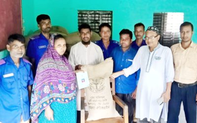 গাবতলীর কাগইল ইউনিয়ন পরিষদে বিডব্লিউবি চাল বিতরণ