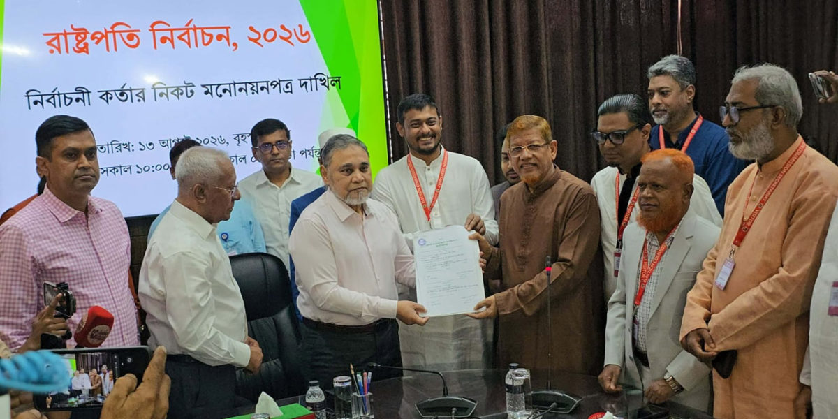 রাষ্ট্রপতি নির্বাচনে কর্নেল অলির মনোনয়নপত্র জমা