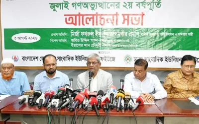 এখন বিভাজন-সংঘাত নয়, আলোচনার মাধ্যমে দেশকে এগিয়ে নিতে হবে: মির্জা ফখরুল