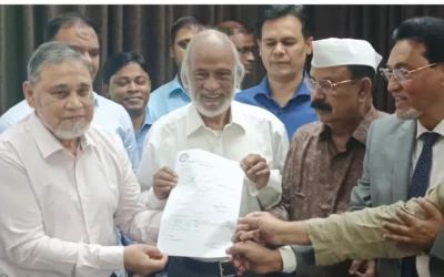 রাষ্ট্রপতি নির্বাচনে বিএনপির মির্জা ফখরুলের মনোনয়নপত্র জমা