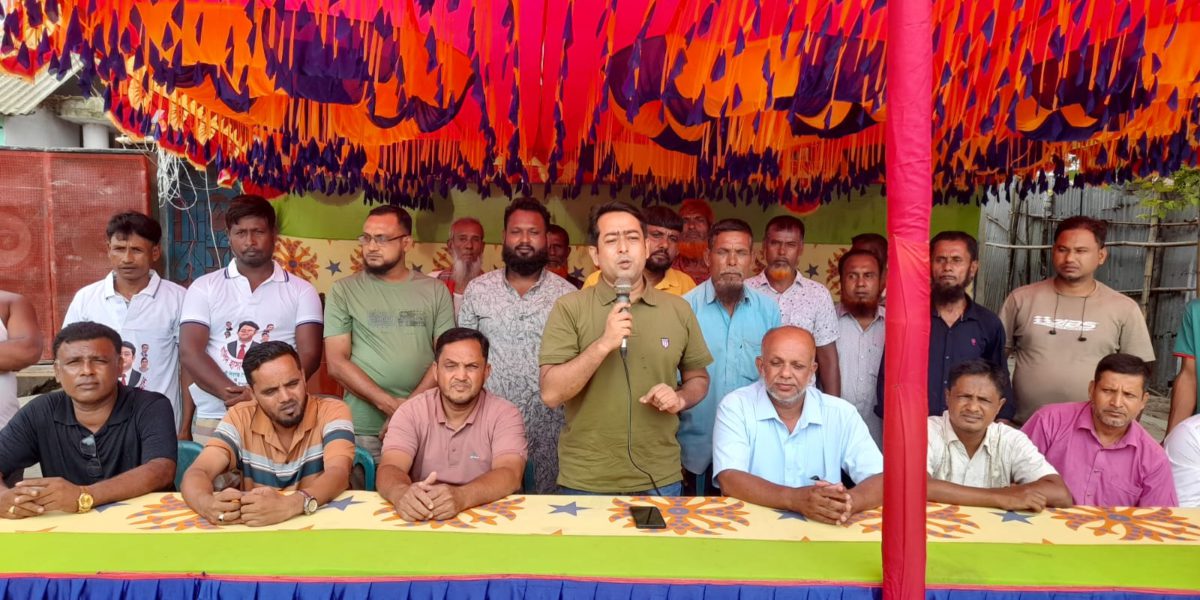 আমি পৌরসভার মেয়র নির্বাচিত হলে পৌর এলাকার আনাচেকানাচে ব্যাপক উন্নয়ন করা হবে-যুবনেতা আরমান