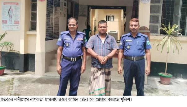 নন্দীগ্রামে নাশকতা মামলায় কার্যক্রম নিষিদ্ধ আওয়ামী লীগ নেতা গ্রেপ্তার