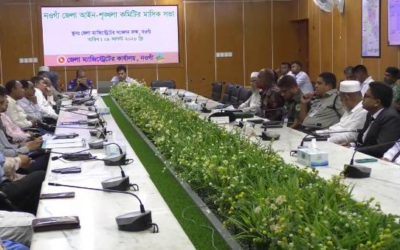 নওগাঁ জেলা আইন-শৃঙ্খলা কমিটির মাসিক সভা অনুষ্ঠিত