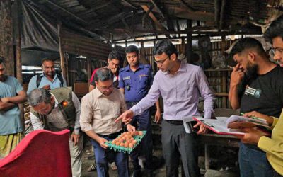 বগুড়া ভাই-বোন ফুচকা-চটপটি কারখানায় এক লাখ টাকা জরিমানা