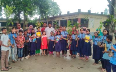 জুলাই যোদ্ধাদের স্মরণে ও গ্রিন নওগাঁ গড়তে বৃক্ষরোপণ কর্মসূচি