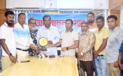 বগুড়ায় রেজাউল করিম বাদশা এমপিকে বিপিজিএ সংবর্ধনা