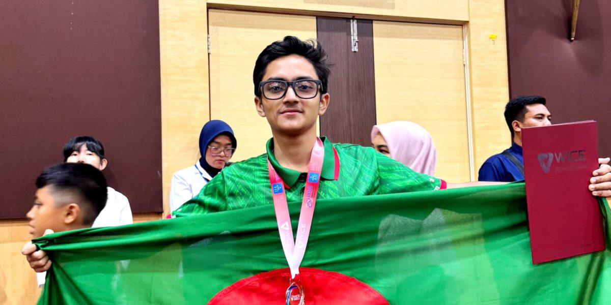 মালয়েশিয়ায় আন্তর্জাতিক উদ্ভাবনী প্রতিযোগিতায় পাবনার তরুণ ফিহা হুসাইনের রৌপ্যপদক জয়