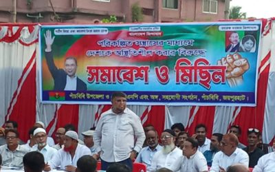 পাঁচবিবিতে বিএনপির সমাবেশ ও মিছিল অনুষ্ঠিত
