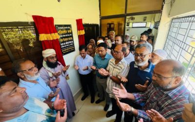 নওগাঁয় সদর উপজেলা পরিষদের এমপির পরিদর্শন কক্ষের উদ্বোধন