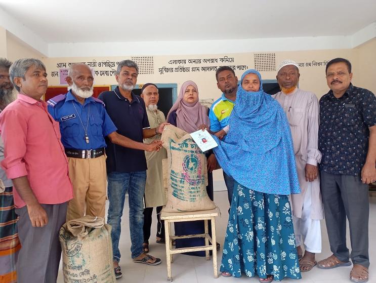 নন্দীগ্রাম সদর ইউনিয়নে ২৬৩জন সুবিধাভোগীর মাঝে ভিডব্লিউবি কর্মসূচির চাউল বিতরণ