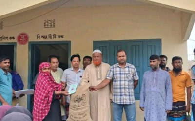 নন্দীগ্রাম ৫নং ভাটগ্রাম ইউনিয়নে ভিডব্লিউবি কর্মসূচির চাউল বিতরণ