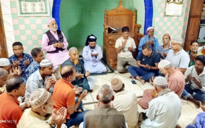 মহাস্থান মাজার জামে মসজিদে অসুস্থ শাহ জামাল খানের সুস্থতা কামনায় বিশেষ দোয়া মাহফিল