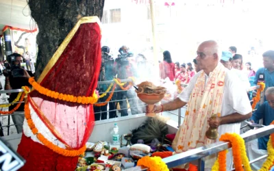 ষষ্ঠী পূজার মধ্য দিয়ে দুর্গোৎসব শুরু