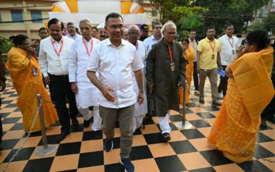 রাজশাহীর ধর্মসভা মন্দিরের পূজামণ্ডপ পরিদর্শন প্রধানমন্ত্রীর