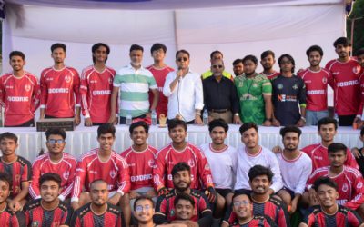 বগুড়া ক্যান্টনমেন্ট পাবলিক স্কুল এন্ড কলেজের অ্যালামনাই ফুটবল টুর্নামেন্টের উদ্বোধন