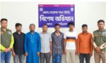 কুড়িগ্রামের শিমুলবাড়ীর সোনাইকাজি এলাকা থেকে ডিবির হাতে ৬ জুয়ারু আটক