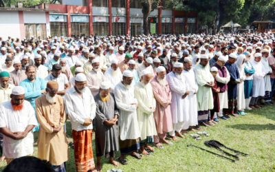 নন্দীগ্রামে মরহুম শাহ জামাল খান তানসেন চৌধুরী’র দাফন সম্পন্ন, জানাজায় মানুষের ঢল