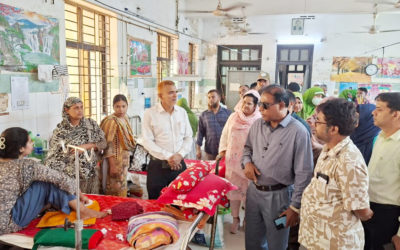 বগুড়ায় মোহাম্মদ আলী হাসপাতালের ডেঙ্গু কর্নার ও ওয়ার্ড পরিদর্শন, পরিচ্ছন্নতার নির্দেশ