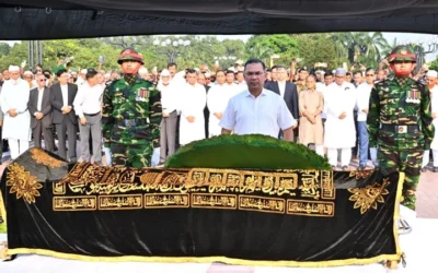 সাবেক এমপি আব্দুল হাইয়ের জানাজায় অংশগ্রহণ করেন প্রধানমন্ত্রী