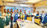 সাংবাদিক ইউনিয়ন বগুড়ার মিডিয়া কাপ ক্রিকেট টুর্নামেন্টের ট্রফি ও জার্সি উন্মোচন