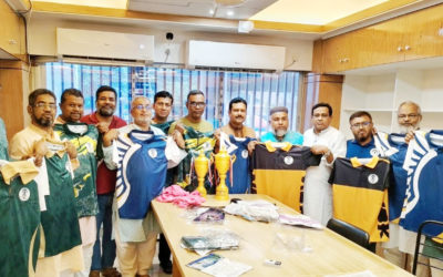 সাংবাদিক ইউনিয়ন বগুড়ার মিডিয়া কাপ ক্রিকেট টুর্নামেন্টের ট্রফি ও জার্সি উন্মোচন